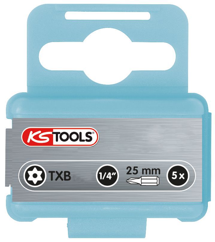 Produktbild KS Tools 1/4 Zoll EDELSTAHL Bit 25mm TB40 5er Pack bild 2