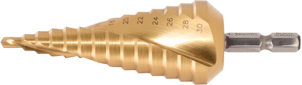 Produktbild KS Tools HSS TiN Stufenbohrer Stufenbohrer 7-40,5mm 13 Stufen