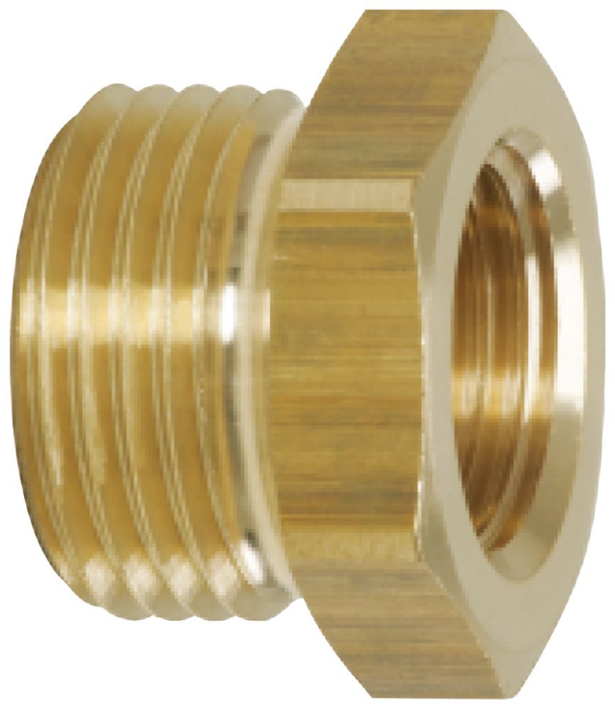 Produktbild KS Tools Messing Reduziernippel G 1/2 Zoll AG x G 3/8 Zoll IG