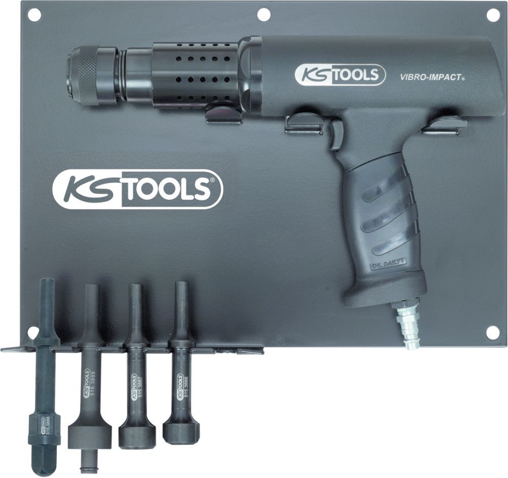 Produktbild KS Tools Vibro-Power Druckluft-Meißelhammer-Satz, 6-tlg.