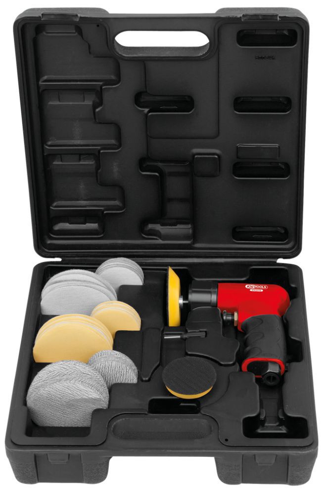 Produktbild KS Tools Mini-Druckluft-Exzenterschleifer-Satz, 63-tlg. bild 2