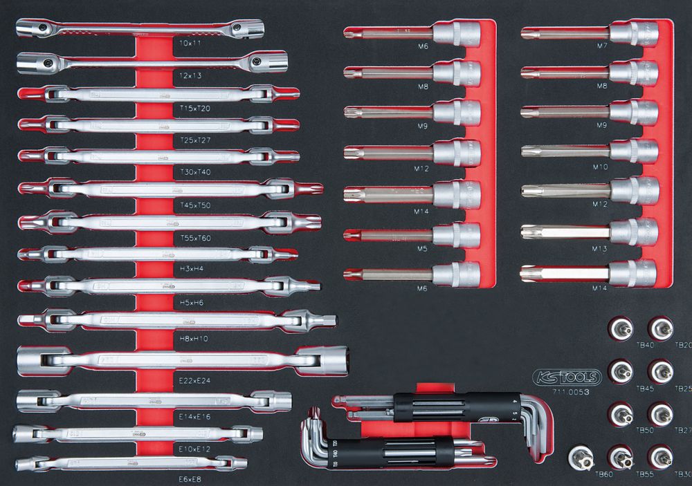 Produktbild KS Tools SCS Schlüssel Satz 53 Teile in 1/1 Systemeinlage