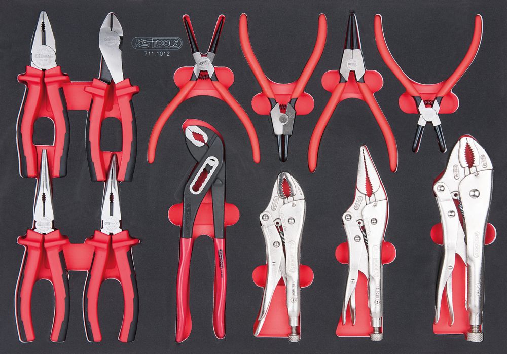 Produktbild KS Tools SCS Zangen Satz 12 Teile in Systemeinlage