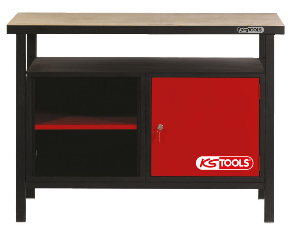 Produktbild KS Tools Werkbank mit Tür H840xB1200xT600mm bild 4
