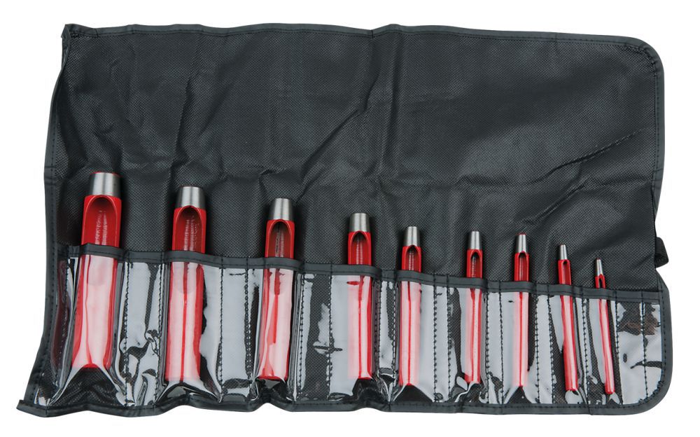 Produktbild KS Tools Rundlocheisen Satz 9 teilig