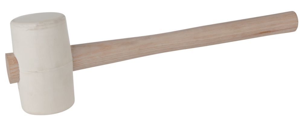 Produktbild KS Tools Gummihammer weiss, 500g