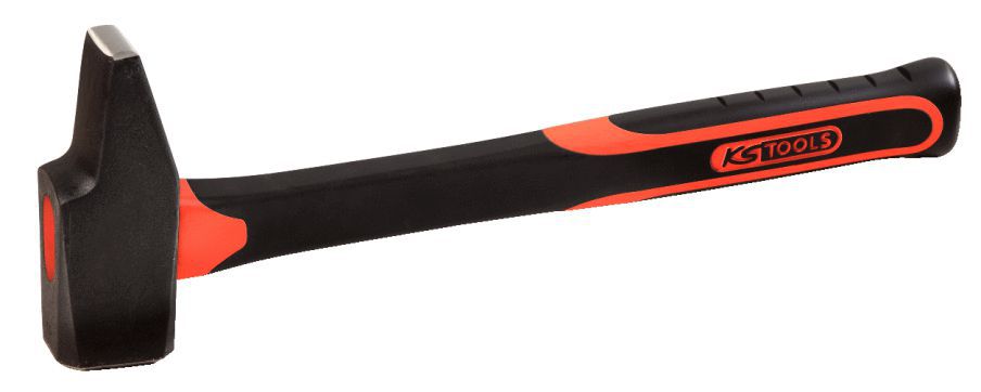 Produktbild KS Tools Schlosserhammer Fiberglasstiel französische Form 800g bild 1