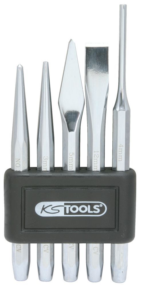 Produktbild KS Tools Durchtreiber Meißel und Körnersatz 5 Teile