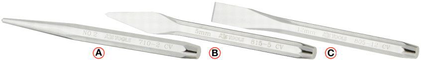 Produktbild KS Tools Körner hochglanz verchromt 8-kant Durchmesser 5 mm bild 2