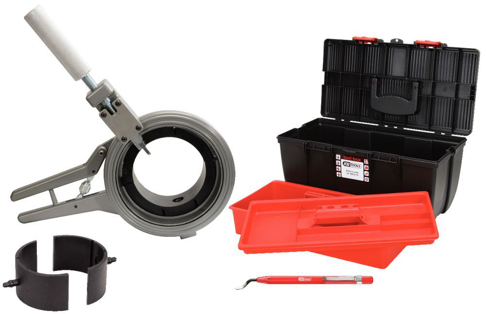 Produktbild KS Tools Abstech- und Anfasgerät-Satz CK160, 7-tlg., 110-125mm