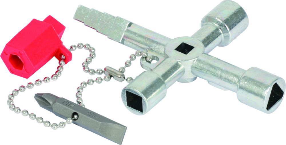 Produktbild KS Tools Universal Schaltschrankschlüssel 61 mm