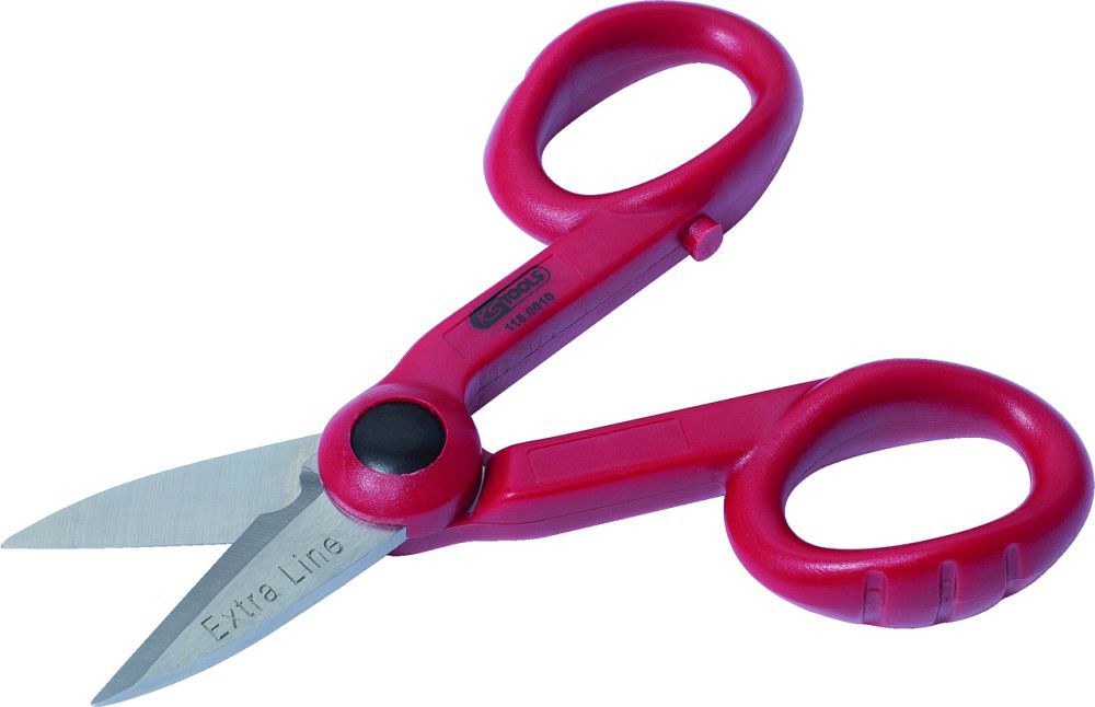 Produktbild KS Tools Universal Werkstattschere 140mm rot