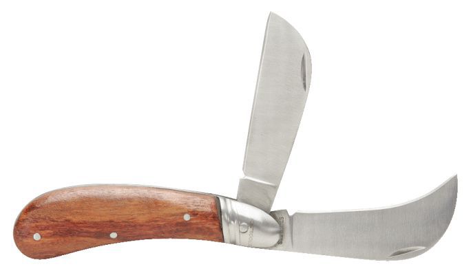 Produktbild KS Tools Elektriker-Klappmesser, 1 Sichel- und eine gerade Klinge