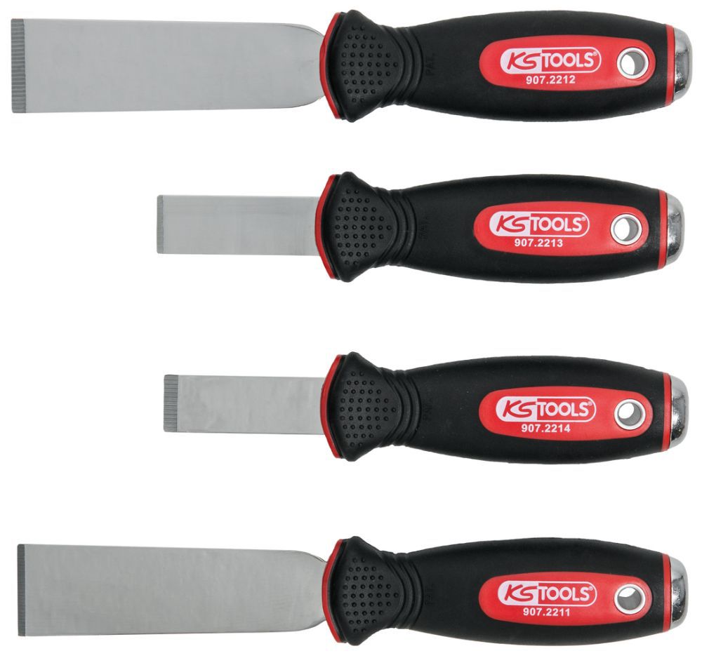 Produktbild KS Tools EDELSTAHL Schabmeißel-Satz, 4-tlg.