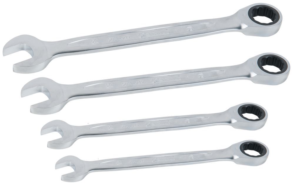 Produktbild KS Tools GEARplus Ratschenringmaulschlüssel Satz 4-teilig 24 - 32 mm