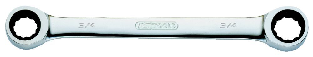 Produktbild KS Tools GEARplus Doppel Ratschenringschlüssel 11/16 Zoll x 3/4 Zoll