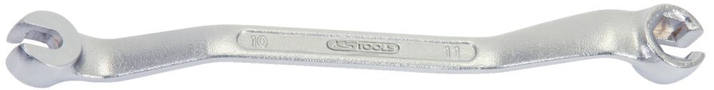 Produktbild KS Tools CHROMEplus Offener Doppel-Ringschlüssel, gekröpft, 10x11mm