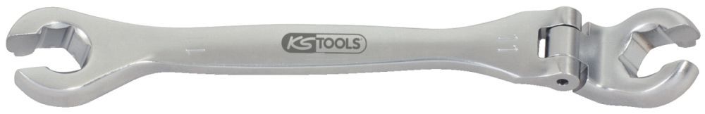Produktbild KS Tools CHROMEplus Offener Doppel-Ringschlüssel mit Gelenk, 11mm