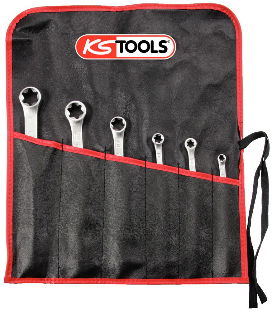 Produktbild KS Tools CLASSIC Torx E Doppel Ringschlüssel Satz 6 teilig