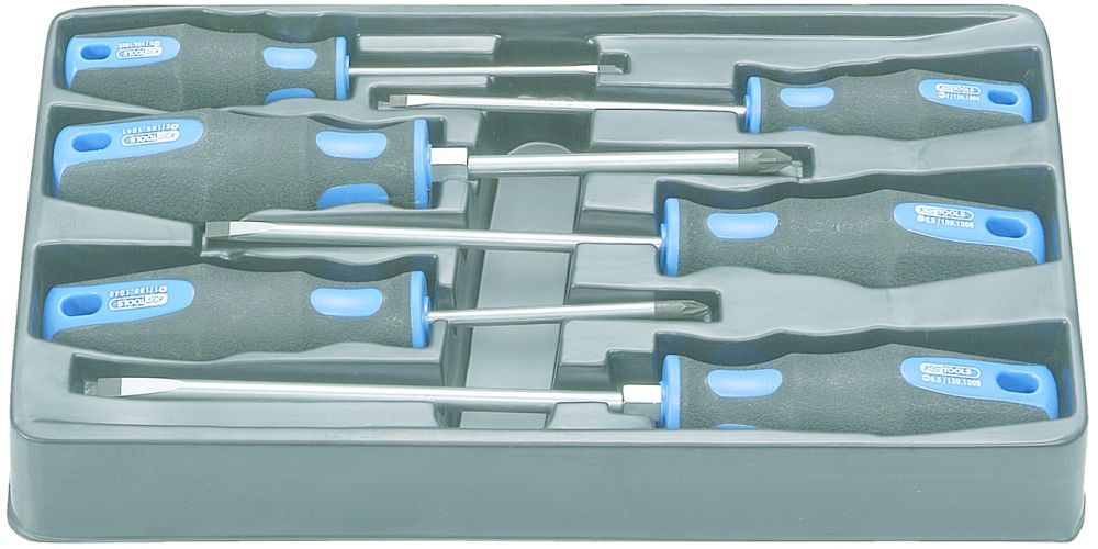 Produktbild KS Tools ERGOTORQUEplus Schraubendreher Satz 6 teilig Schlitz PZ bild 2