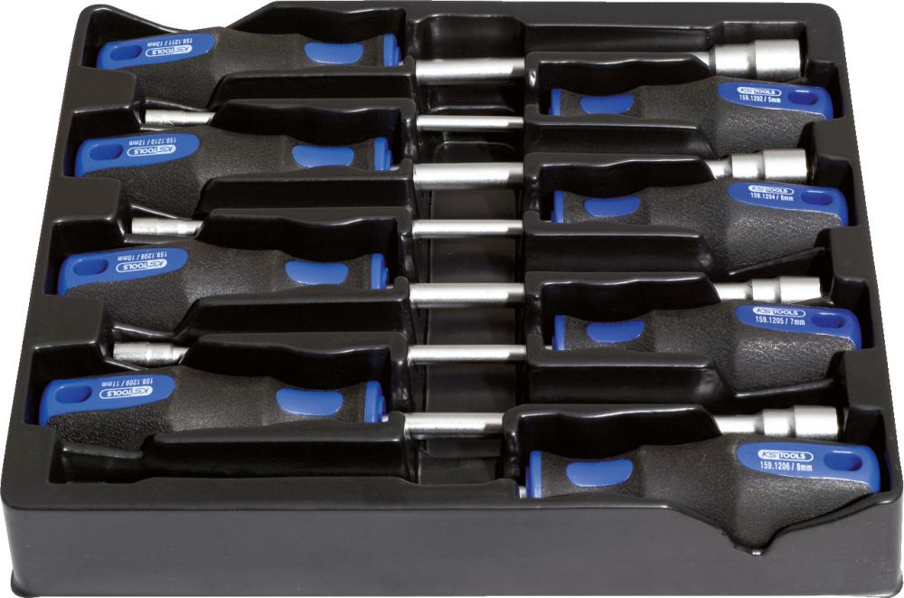 Produktbild KS Tools ERGOTORQUEplus Stecknuss Schraubendreher Satz 8 teilig