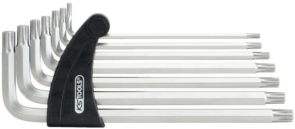 Produktbild KS Tools RIBE Winkelstiftschlüssel Satz lang 7 Teile