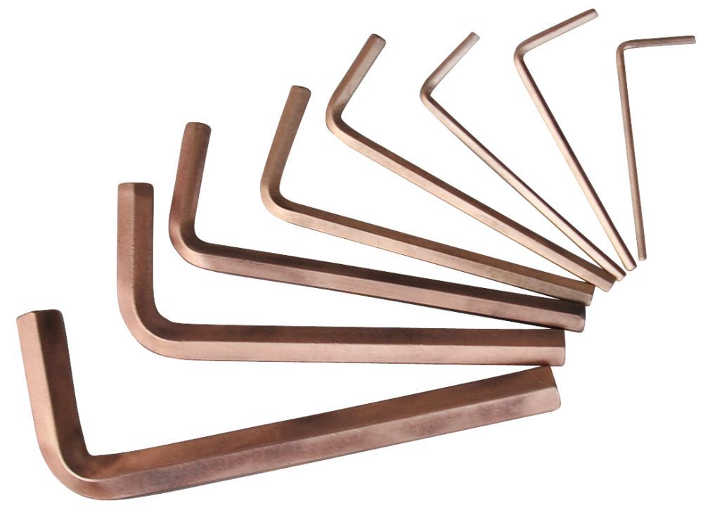 Produktbild KS Tools BRONZEplus Innensechskant Winkelstiftschlüssel Satz lang 9 Teile