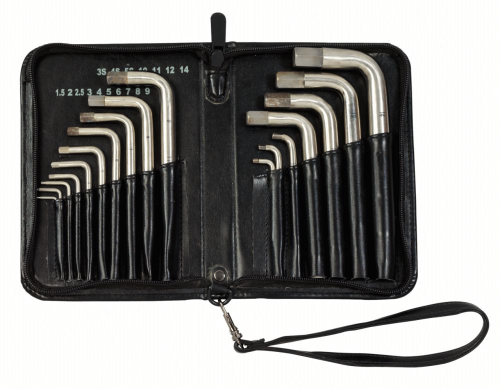 Produktbild KS TOOLS TITAN plus Winkelstiftschlüssel Satz Innensechskant 17 teilig