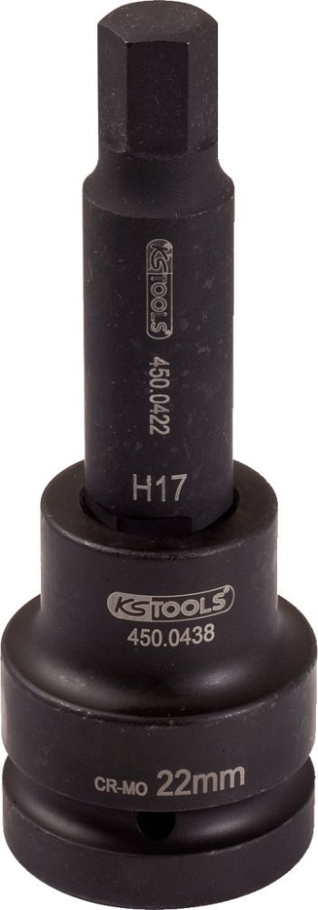 Produktbild KS Tools 3/4 Zoll Kraft Bit Stecknuss Innensechskant lang 19mm bild 1