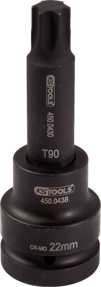 Produktbild KS Tools 1 Kraft Bit Stecknuss Torx lang T100 bild 1