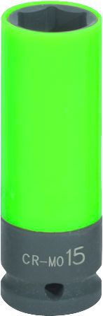 Produktbild KS Tools 1/2" Alu-Felgen Kraft-Stecknuss robust, lang, 15mm