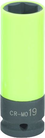 Produktbild KS Tools 1/2" Alu-Felgen Kraft-Stecknuss robust, lang, 19mm