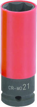 Produktbild KS Tools 1/2" Alu-Felgen Kraft-Stecknuss robust, lang, 21mm