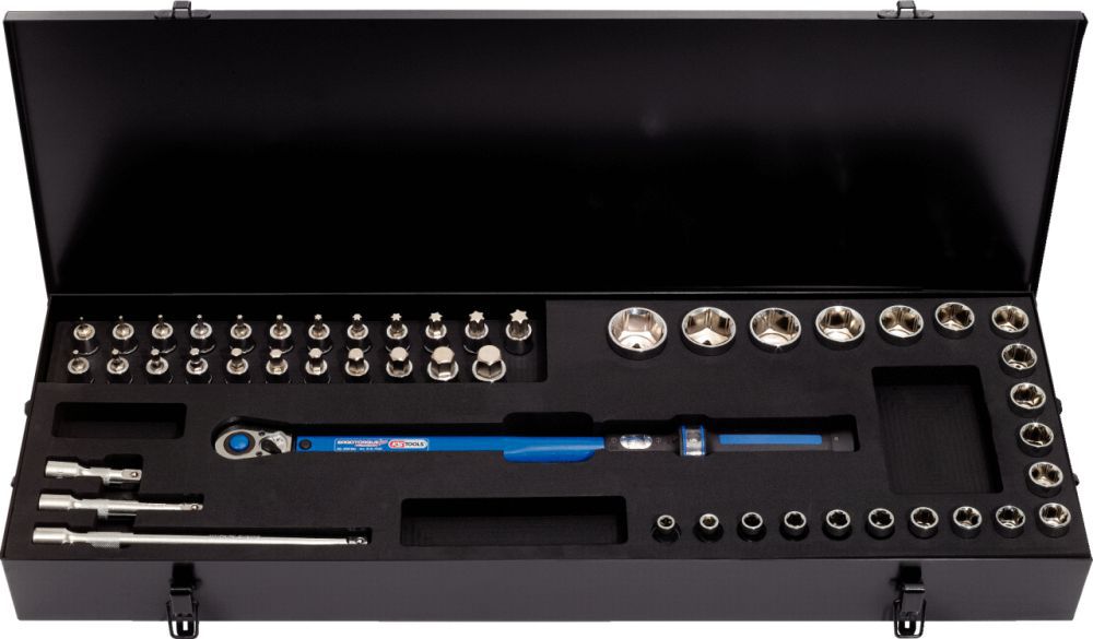 Produktbild KS Tools Ratschen Drehmomentschlüssel Satz 1/2Zoll ERGOTORQUE precision20-200Nm 48 teilig bild 2
