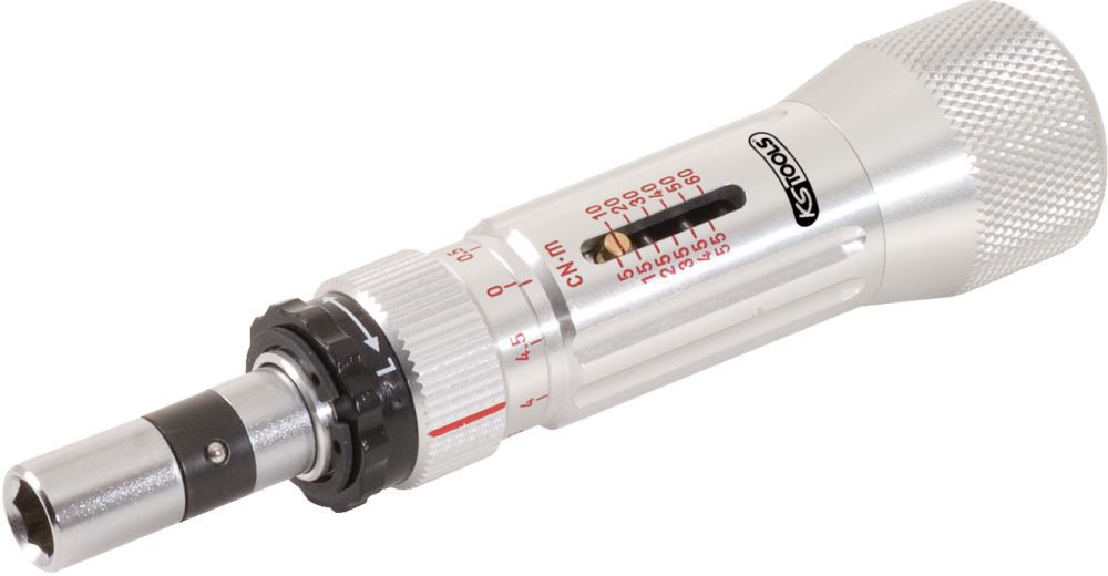 Produktbild KS Tools 1/4" ESD Drehmomentschraubendreher Mikrometerskala, 5-60cNm