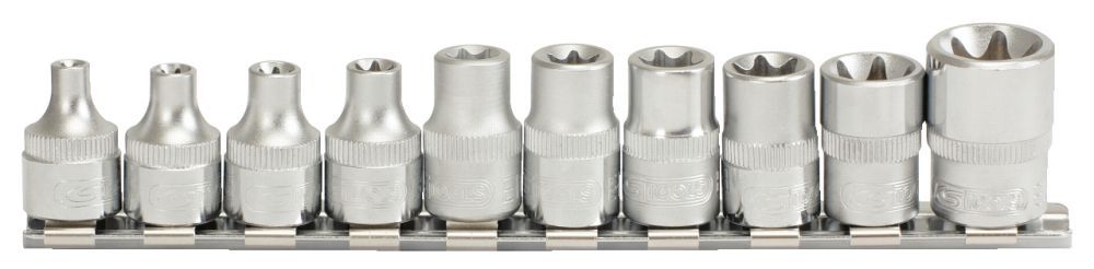 Produktbild KS Tools 3/8" Torx E Stecknuss Satz 10 Teile E5 bis E18