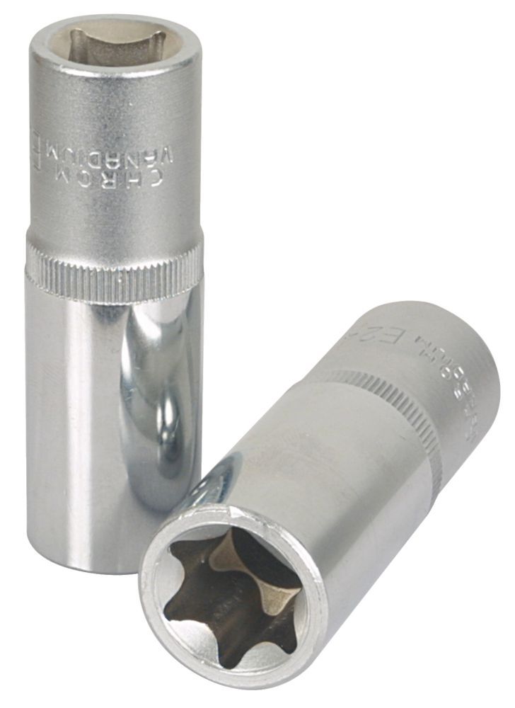 Produktbild KS Tools 1/2" Torx E Stecknuss 78mm lang E12