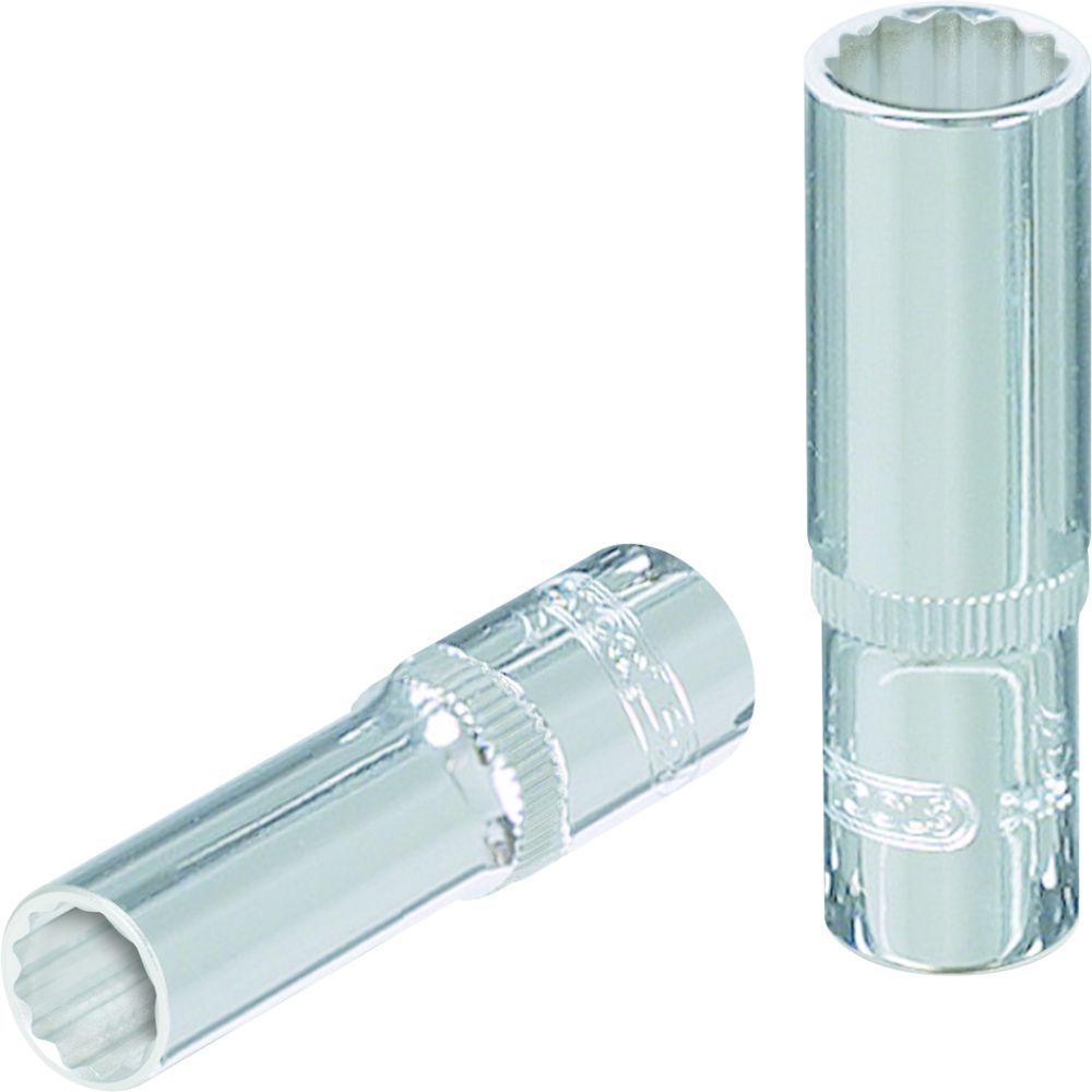 Produktbild KS Tools 1/4" CHROMEplus 12 kant Stecknuss lang 6mm