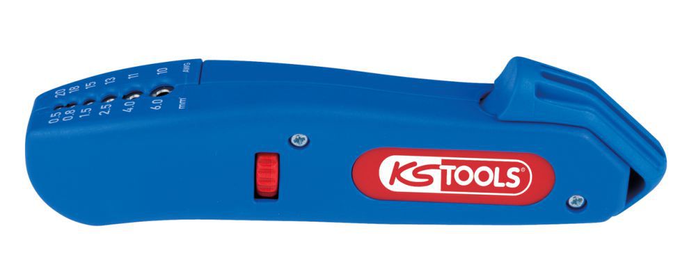 Produktbild KS TOOLS Abmantelungsmesser 0,5 bis 6,0 mm² Länge 143 mm
