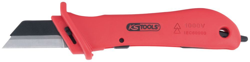 Produktbild KS TOOLS Kabelmesser mit Schutzisolierung und auswechselbarer Klinge 189mm bild 2