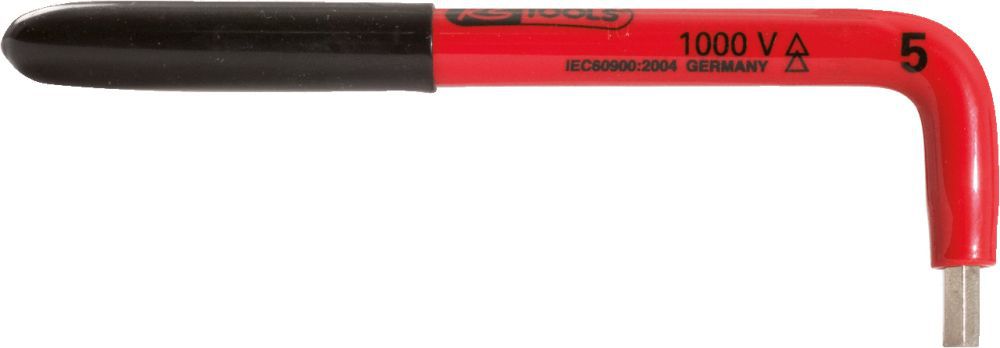 Produktbild KS Tools Innensechskant-Winkelstiftschlüssel mit Schutzisolierung, 12mm