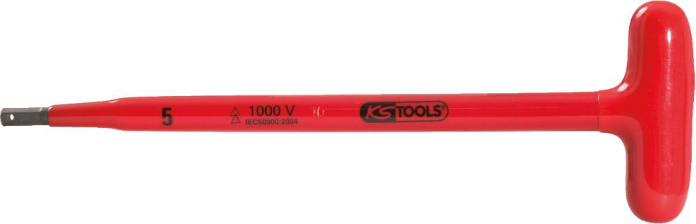 Produktbild KS Tools T-Griff-Innensechskant-Stiftschlüssel mit Schutzisolierung, 13x200mm
