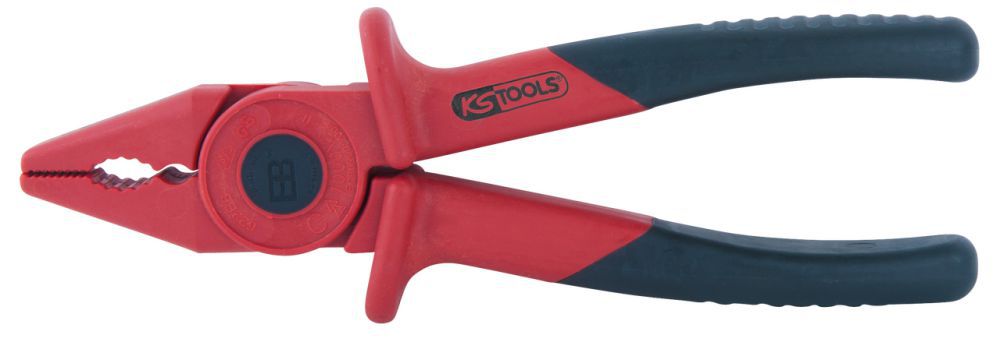 Produktbild KS Tools Kunststoff-Kombizange mit Schutzisolierung, 185mm