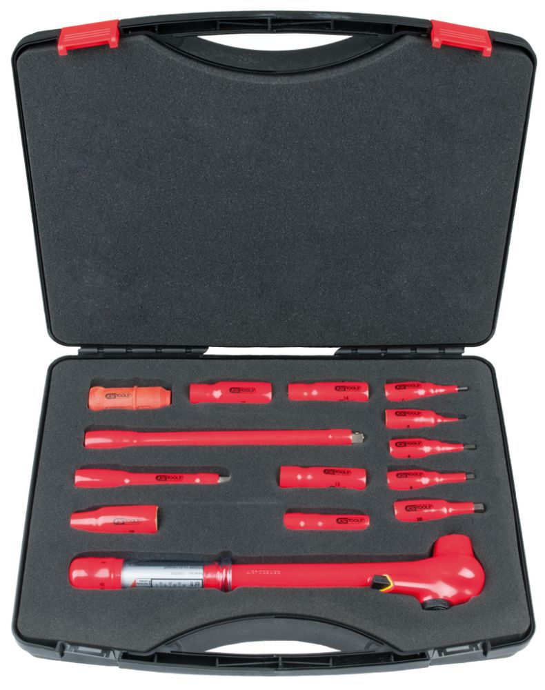 Produktbild KS TOOLS 3/8 Zoll Steckschlüssel Satz mit isolierten Werkzeugen 14 teilig bild 2
