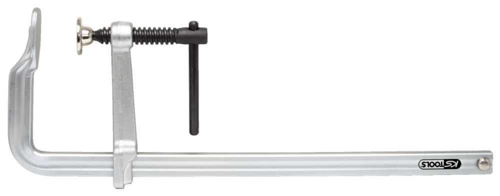 Produktbild KS Tools Ganzstahl Schraubzwinge mit Knebel 120 x 300mm