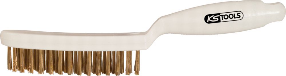 Produktbild KS Tools Messingdraht-Handdrahtbürste 3-reihig, 285mm