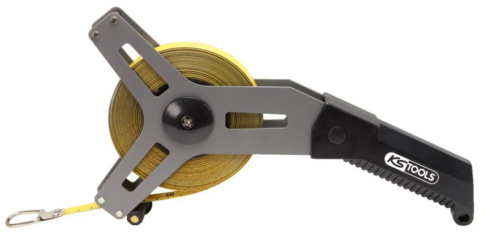Produktbild KS Tools Rahmenbandmaß mit gelbem Stahlband 50m