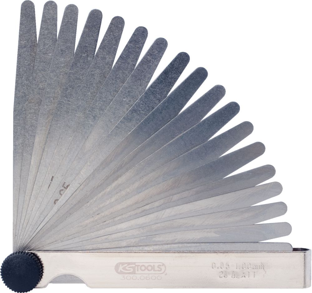 Produktbild KS Tools Fühlerlehre, 20 Blatt, 0,05-1mm