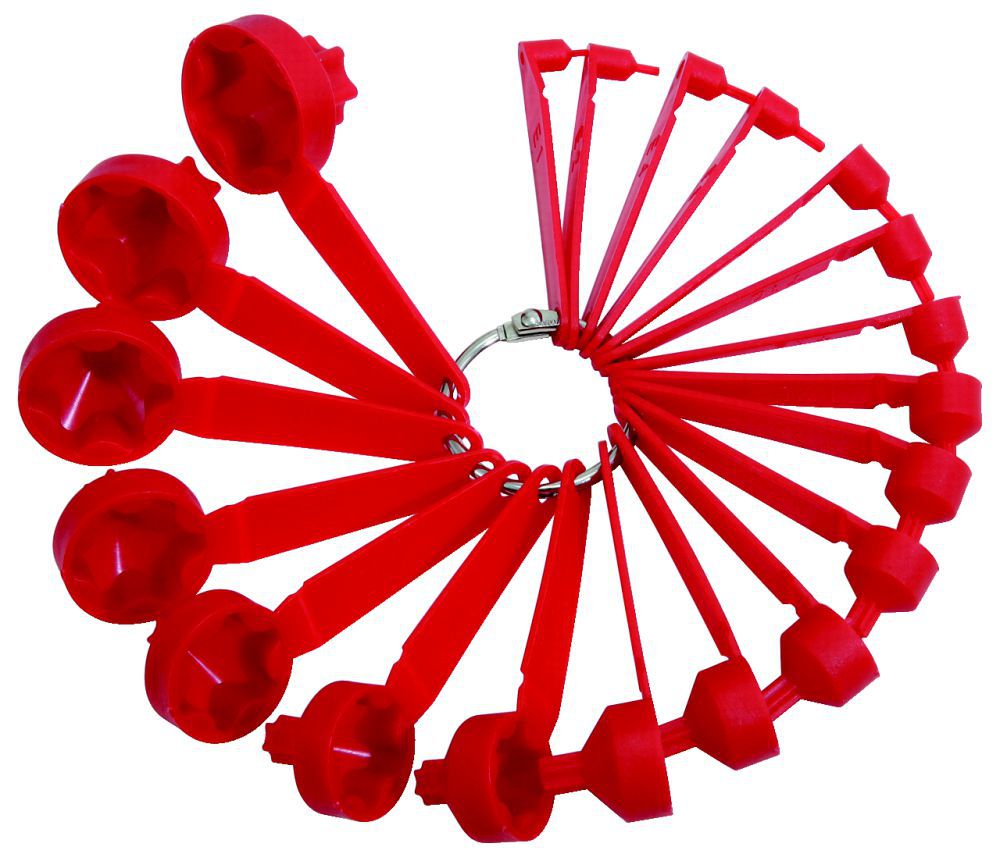 Produktbild KS Tools Torx Lehre 20 tlg. E1 x T5 und E30 x T70 bild 4