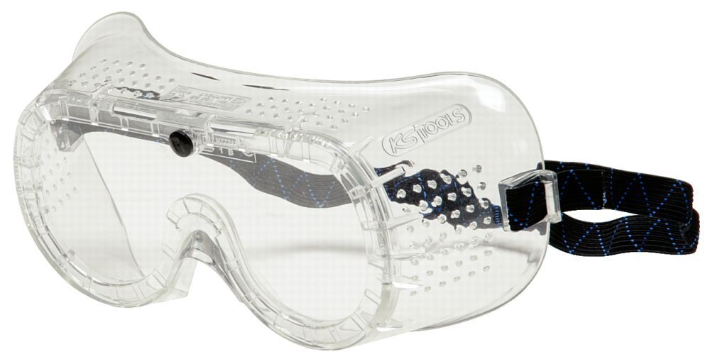 Produktbild KS Tools Schutzbrille mit Gummiband-transparent, EN 166